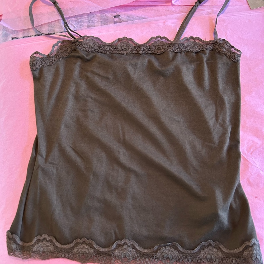 Urban Outfitters Brown Lace Camisole